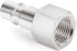 GASHER 10PCS 3/8-Inch NPT Female Industrial Air Tool Fitting, High Flow Pneumatic Plugs, Max Working Pressure 300PSI