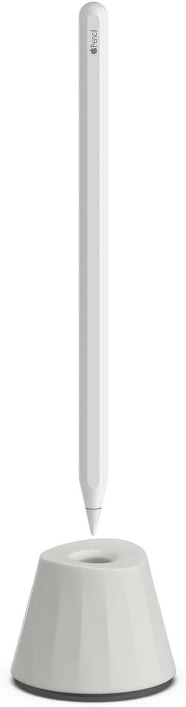 UPPERCASE Designs NimbleStand Vertical Stand for Apple Pencil with/Without Sleeve or Grip in Cloud Gray