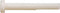 The Hillman Group 59420 1/4-20 X 3-Inch Nylon Hex Bolt, 8-Pack, White