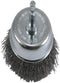 Forney 72731 Wire Cup Brush, Coarse Crimped, 1/4-Inch Hex Shank, 3-Inch-by-.012-Inch, 1 Pack