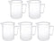 uxcell Measuring Cup 250ml PP Plastic Graduated Beaker with Handle for Lab Kitchen Liquids (5pcs)