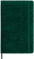 Moleskine Limited Edition Velvet Notebook, Large (6" x 9"), Hard Cover, Ruled, Bottle Green, 240 Pages