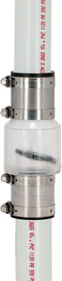 ProCheck Quiet Silent Sump Pump Check Valve - 1-1/2“ with Stainless Steel Vibration Resistant Couplings