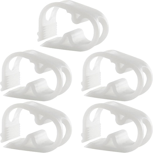 Adjustable Tube Clamp for 1/4" - 1/2" Plastic Tubing, Laboratory Pinch Valve Flow Control Hose Clamp - Pack of 5