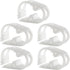 Adjustable Tube Clamp for 1/4" - 1/2" Plastic Tubing, Laboratory Pinch Valve Flow Control Hose Clamp - Pack of 5