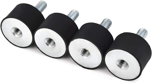 DS. DISTINCTIVE STYLE Rubber Shock Absorber Set of 4 Rubber Isolator Mounts M8 for Car Boat Anti Vibration