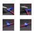 Quick Splice Snap Wire Connectors,Self-Stripping Splice Connectors,100PCS 18-14 AWG Gauge Inline Wire Connector