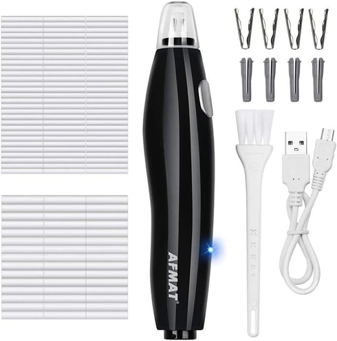 Electric Eraser for Artists, AFMAT Rechargeable Kit with 140 Refills for Drafting, Battery Operated for Drawing Pencils