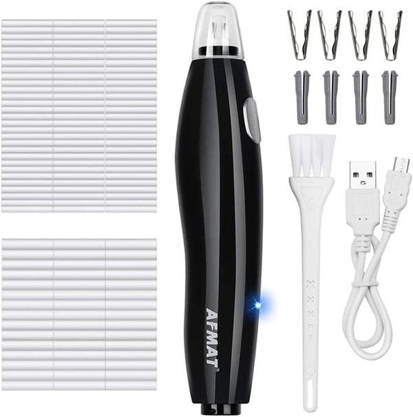 Electric Eraser for Artists, AFMAT Rechargeable Kit with 140 Refills for Drafting, Battery Operated for Drawing Pencils