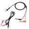2Pcs Oscilloscope Probes, Clip Test Grabbers, Coaxial Cable Mini BNC to Dual Testing Plunger Hook