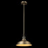 65475 1-Light GLOBE Electric Pendant Light Fixture, Matte Brass, Textured Socket, Dining Room Fixture, Kitchen Island