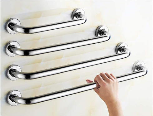 GANFANREN 27 Inch, Shower Handle,Shower Grab Bar,Grab Bars Handle Safety Support Hand Rails, Bathroom Grab Bar, Silver