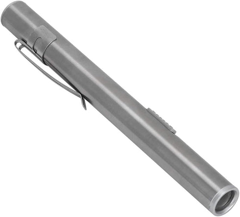 Fafeicy LED USB Penlight Mini Diagnostic Medical Pen Light, Stainless Steel Rechargeable Pen Light with Pocket Clip +
