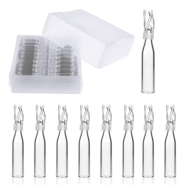 Vial Insert, 6x29mm Clear Glass with Polyspring, Volume 250ul, Pack of 100