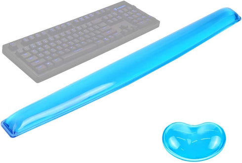 Gel Keyboard & Mouse Wrist Rest Set, Ergonomic Comfortable Pain Relief Pad for Office Gaming