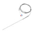 MECCANIXITY K Type Thermocouple Temperature Sensor Probe, 2x200mm, 6.6ft Wire, 0 to 1000°C