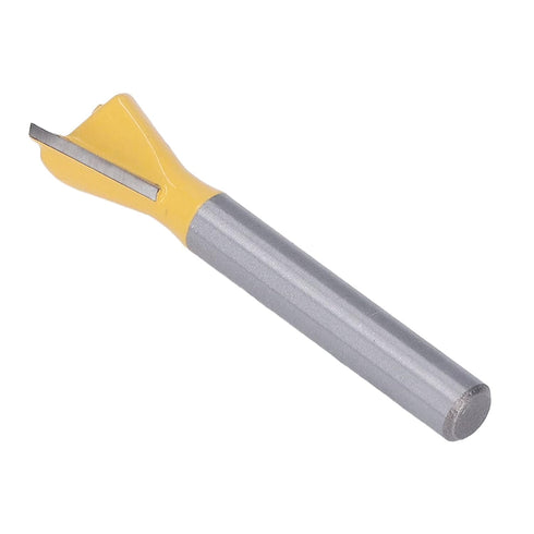 Generic (6*1/2) Tungsten Alloy Carbide PTFE Coating Dovetail Bit Adjustable Depth Woodworking Router Cutter