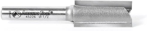 Amana Tool 45226 Carbide Tipped Straight Plunge, High Production, 1/2 Dia x 1"