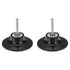 HARFINGTON 2Pcs 3" Disc Pad Holder Quick Change Discs 1/4" Shank Holder