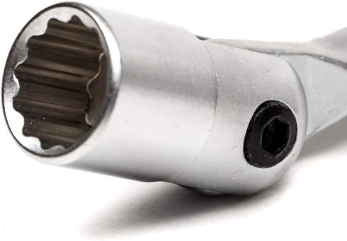 URREA 12-Point Flex Head Socket Wrench - 14mm with Ratchet Box End