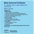 5 5 750ml 5.9 inch 15 cm 30 mm 1.2 Inches) Complete Kit Urinary Days Condom Catheters External Self-Sea + Leg Bag +