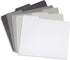 Blue Summit Supplies 100 Grayscale File Folders, Letter Size, 1/3 Cut Tab, Modern Gray, Black, White