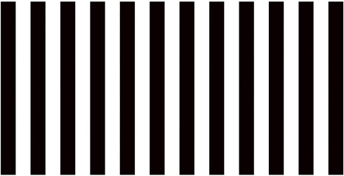 Fadeless Bulletin Board Paper - Fade-Resistant Paper for Classroom Decor, 48” x 50’, Classic Stripes-Black & White, 1