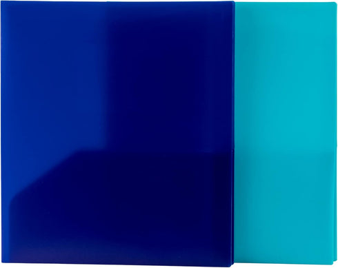 Smead 10-Pocket Organizer, Letter Size, 2 per Pack, Dark Blue and Teal (89204)