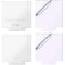 Clear Cast Acrylic Sheet for LED Light Base (Pack of 12) - 5.9" x 5.1" x 4mm Square Blanks for DIY Laser Cutting