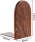 FytStycale 13x8x1cm Bookend Desktop Bookends Desk Organizer Accessories Invisible Hold Wood Material Suitable