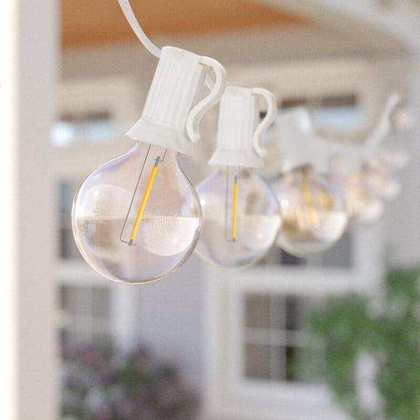 GOOTHY 50Ft LED Outdoor String Lights with 22 G40 LED Shatterproof Globe