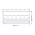 uxcell Acrylic Test Tube Holder Lab Stand Rack 6 Wells for 100ml Centrifuge Tubes Laboratory Clear