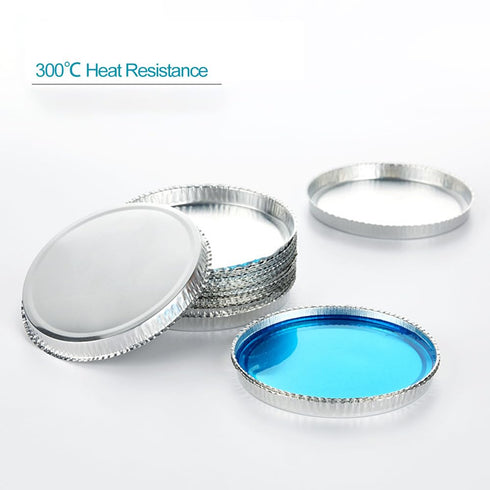 Aluminum Sample Pan for Moisture Analyzers, 103x8mm, Reusable, Pack of 50
