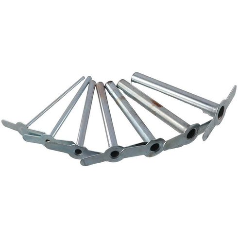 7Pcs Long Handle Rubber Stopper Borer Tool, Manual Hole Puncher, Easy to Operate Cork Cutter Set for Laboratory