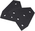 10pcs Corner Bracket Plate Black - 2020 Series T Shape Joint Plates with T Nuts and Screws for Aluminum Rail