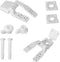 Xthrotsenk Plastic Toilet Seat Hinge Replacement Universal Toilet Seats Bracket Hardware Lavatory Seat