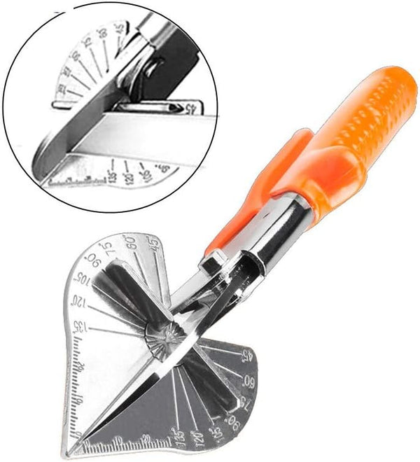 Multi Angle Mitre Cutter for PVC PE Plastic Pipe, 45-180 Degree Scissor Cut, Housework Plumbing Tool