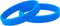 Dark Blue Ribbon Silicone Bracelets - Wholesale Pack for Colon Cancer Awareness