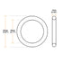uxcell Nitrile Rubber O-Rings, 22mm OD 18mm ID 2mm Width, Metric Sealing Gasket for Automotive, Pack of 50