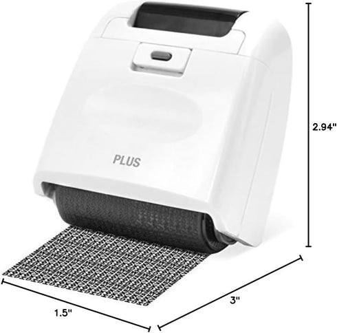 Guard Your ID Wide Roller Stamp, White