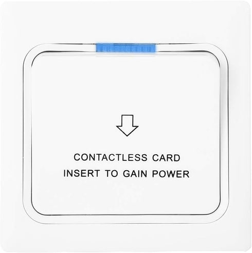 Power Card Sensor Hotel Power Card, Energy Saving Switch Light Key Plate Extender, 3.4x3.4in for 4150 Card