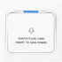 Power Card Sensor Hotel Power Card, Energy Saving Switch Light Key Plate Extender, 3.4x3.4in for 4150 Card