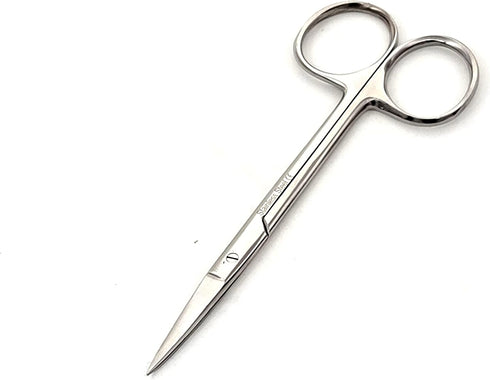 A2Z-IRS01 4.5", Stainless Steel Iris Dissecting Scissors Straight, Fine Point