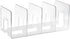 Baoblaze Book Stand Acrylic Bookends Multifunction Bookshelf Dividers Purse Handbag Organizer for Countertop