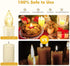 xunhuimemory 20 PCS Flameless LED Window Candles with Remote Controls and Timers, Christmas Tree Candle Lights, Battery