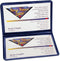 Navy Blue Folding Business Card Holders StoreSMART - 10 Pack - Polypropylene Plastic (RPP2915NB10)