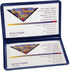 Navy Blue Folding Business Card Holders StoreSMART - 10 Pack - Polypropylene Plastic (RPP2915NB10)