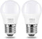 Refrigerator Light Bulb, 40W Equivalent, 120V A15 LED Fridge Bulbs, Daylight White 5000K, 2 Pack