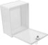 2pcs Package Mailbox Package HOMSFOU Outdoor Box Lock Secure Wall-Mounted for Deliveries Multi-Purpose Porch Storage