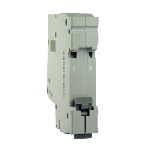100A, 240V AC, 60V DC, 1 Pole, DIN Rail Mount Miniature Circuit Breaker, Trip Curve: C, UL1077